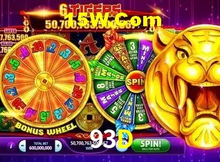 Tela de boas-vindas e lobby de jogos do aplicativo 93D